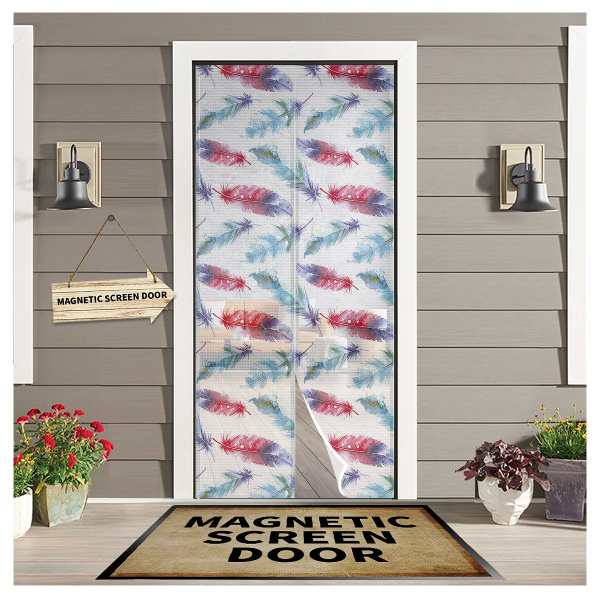 Feather Door Curtain Bedroom Magnetic Mosquito Screen Kitchen Insect Proof Window Mosquito Net
Feather Door Curtain Bedroom Magnetic Mosquito Screen Kitchen Insect Proof Window Mosquito Net