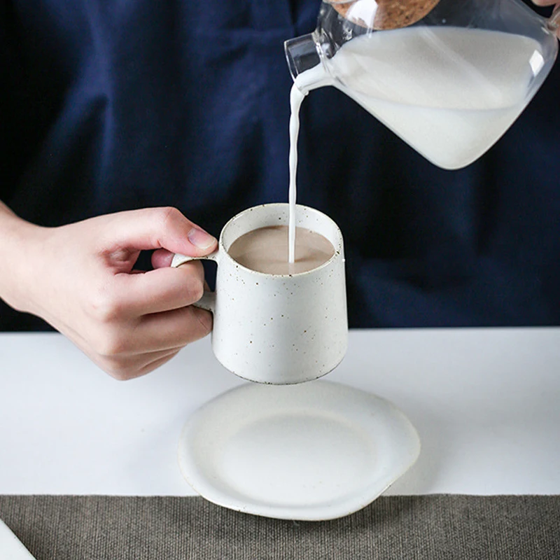 White Glaze Ceramic Coffee Mug Heatable Healthy Milk Cup Square Creative Dessert Dish Nordic Mug Saucer Set Gift Cafe Drinkware
White Glaze Ceramic Coffee Mug Heatable Healthy Milk Cup Square Creative Dessert Dish Nordic Mug Saucer Set Gift Cafe Drinkware