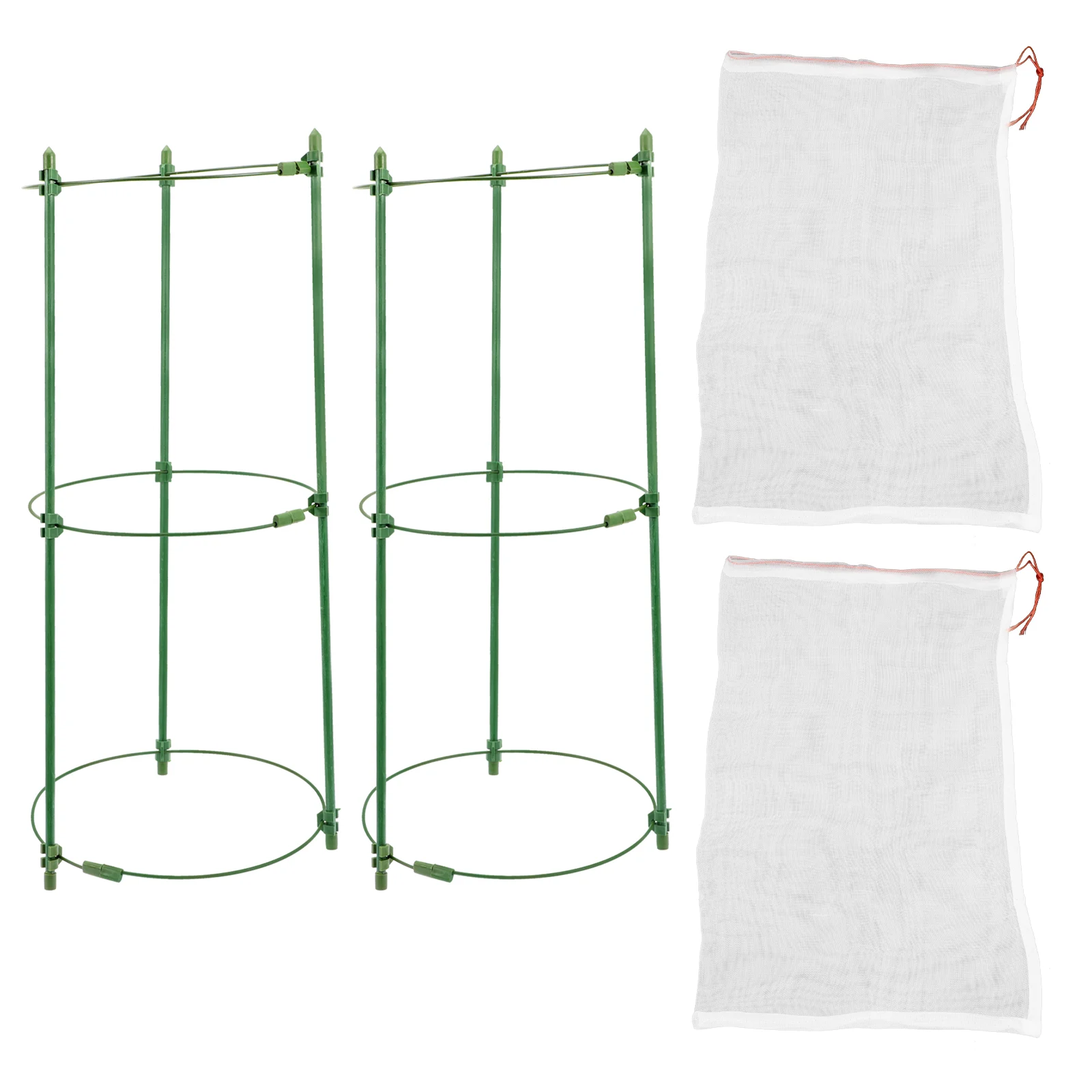 2 комплекта прочных клеток для растений с сетчатым мешком, садовые клетки для растений и цветов
2 комплекта прочных клеток для растений с сетчатым мешком, садовые клетки для растений и цветов