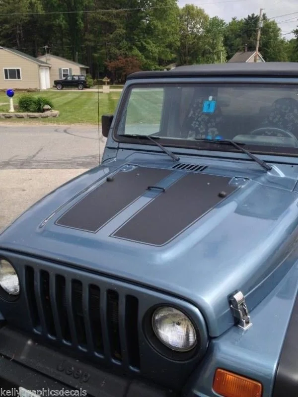 Для 2 шт./пара комплект наклеек в полоску для капота ралли гонки подходит для 97-06 Jeep Wrangler
Для 2 шт./пара комплект наклеек в полоску для капота ралли гонки подходит для 97-06 Jeep Wrangler