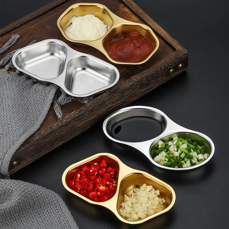 Creative Stainless Steel Seasoning Dish Hot Pot Barbecue Dipping Sauce Dish Household Soy Sauce Seasoning Plate Kitchen Gadgets
Creative Stainless Steel Seasoning Dish Hot Pot Barbecue Dipping Sauce Dish Household Soy Sauce Seasoning Plate Kitchen Gadgets
