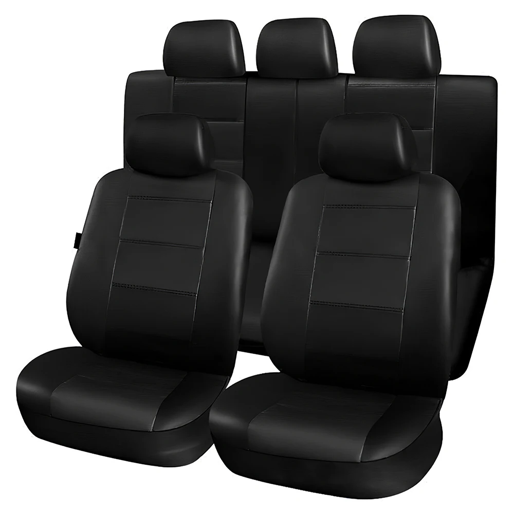 

Pu Leather Car Seat Cover Set Universal For Nissan Urvan Nv350 Elgrand Murano March Sylphy Maxima SERENA C24 C25 C26 C27
