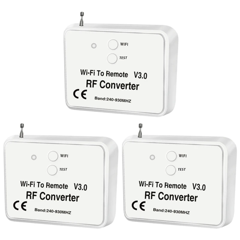 Hot 3C-3X Universal Wireless Wifi To RF Converter Phone Instead Remote Control 240-930Mhz For Smart Home
Hot 3C-3X Universal Wireless Wifi To RF Converter Phone Instead Remote Control 240-930Mhz For Smart Home