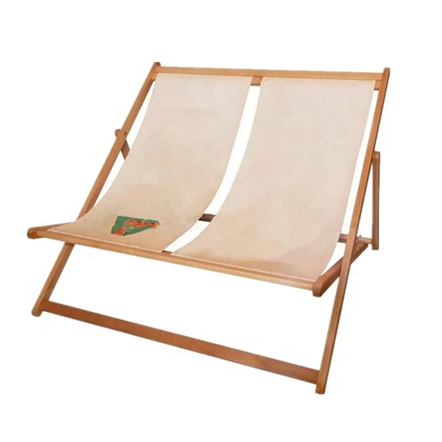 Outdoor high quality double seat folding wooden deck beach chair
Outdoor high quality double seat folding wooden deck beach chair