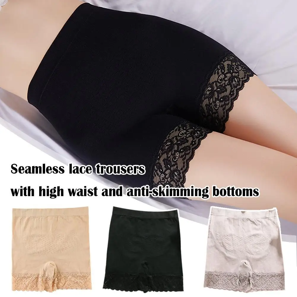 1pc Women Safety Shorts Black Seamless Lace High Stretch Safety Pants Ladies Casual Seamless High Waist Under Shorts
1pc Women Safety Shorts Black Seamless Lace High Stretch Safety Pants Ladies Casual Seamless High Waist Under Shorts