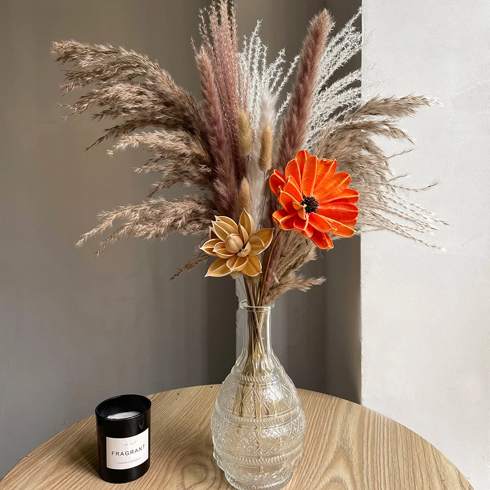 Eternal Handmade Natural Air-Dried Flower Bouquet For Living Room Tabletop Decoration Household Reed Flowers Arrangement Crafts
Eternal Handmade Natural Air-Dried Flower Bouquet For Living Room Tabletop Decoration Household Reed Flowers Arrangement Crafts