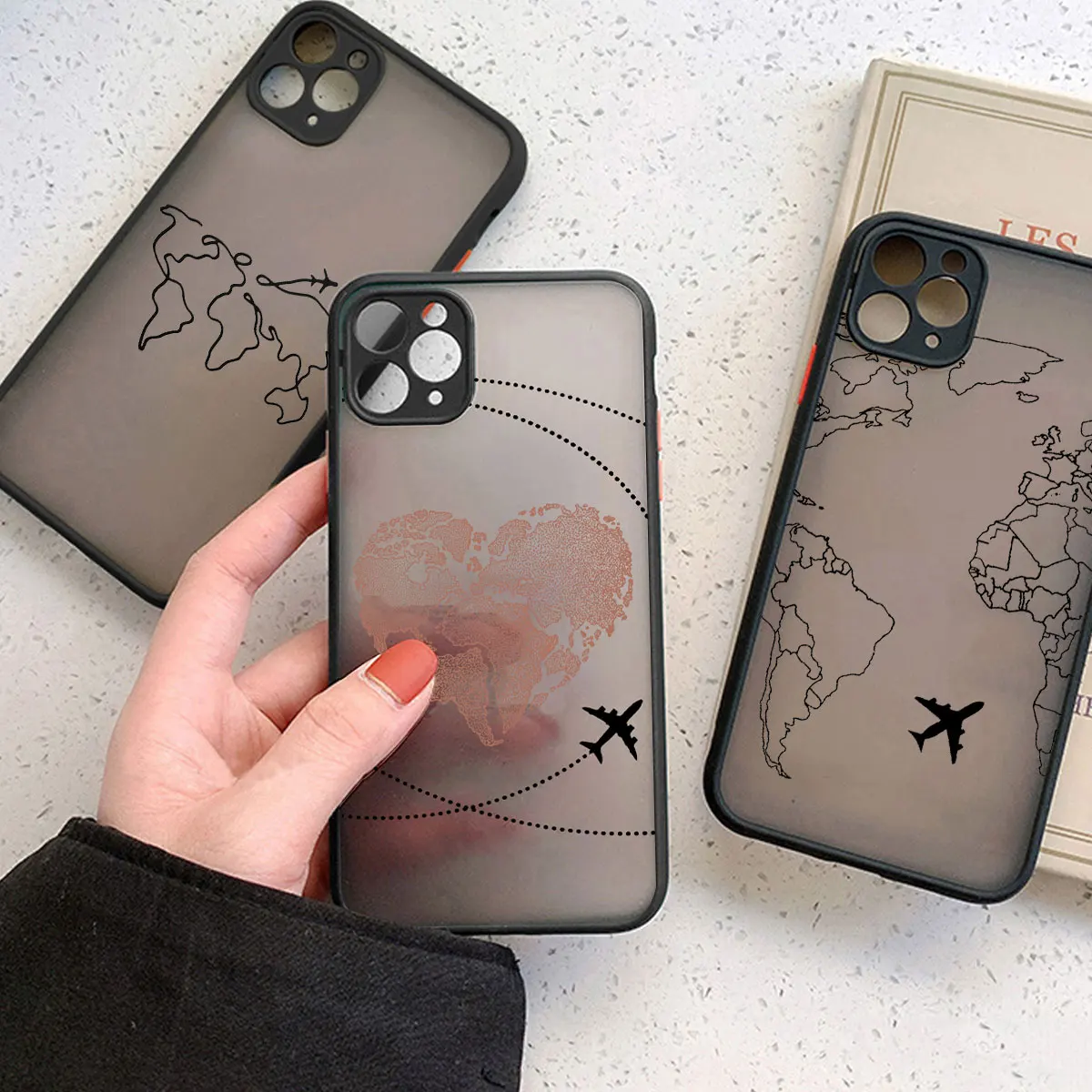 Fashion Popular World Map Travel Airplane Case For iPhone 11 12 13 Pro Max XS Max X XR 8 7 Plus 6s Soft Bumper Matte Hard Cover
Fashion Popular World Map Travel Airplane Case For iPhone 11 12 13 Pro Max XS Max X XR 8 7 Plus 6s Soft Bumper Matte Hard Cover