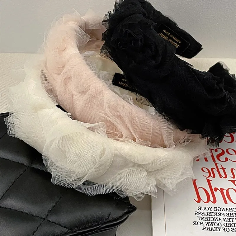 Super fairy net yarn flower headband female 2022 net red new hairpin high top face wash headband designer headband
Super fairy net yarn flower headband female 2022 net red new hairpin high top face wash headband designer headband
