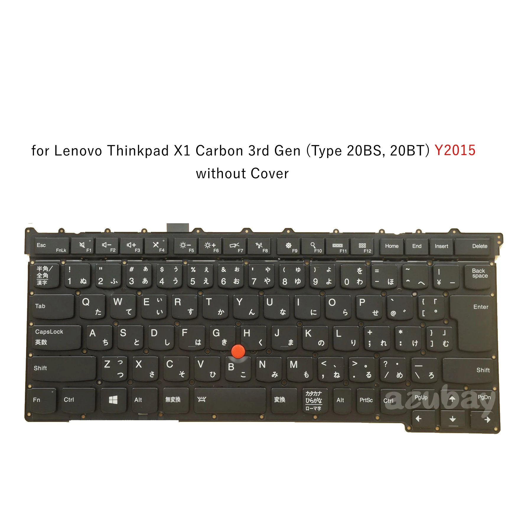 

Japanese French AZERTY QWERTZ Keyboard for Lenovo Thinkpad X1 Carbon 3rd Gen (Type 20BS, 20BT) Y2015, Backlit No Cover