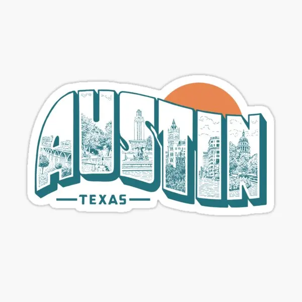 Vintage Austin Texas 5PCS Stickers for Background Funny Kid Bumper Laptop Wall Cute Home Stickers Living Room Water Bottles
Vintage Austin Texas 5PCS Stickers for Background Funny Kid Bumper Laptop Wall Cute Home Stickers Living Room Water Bottles