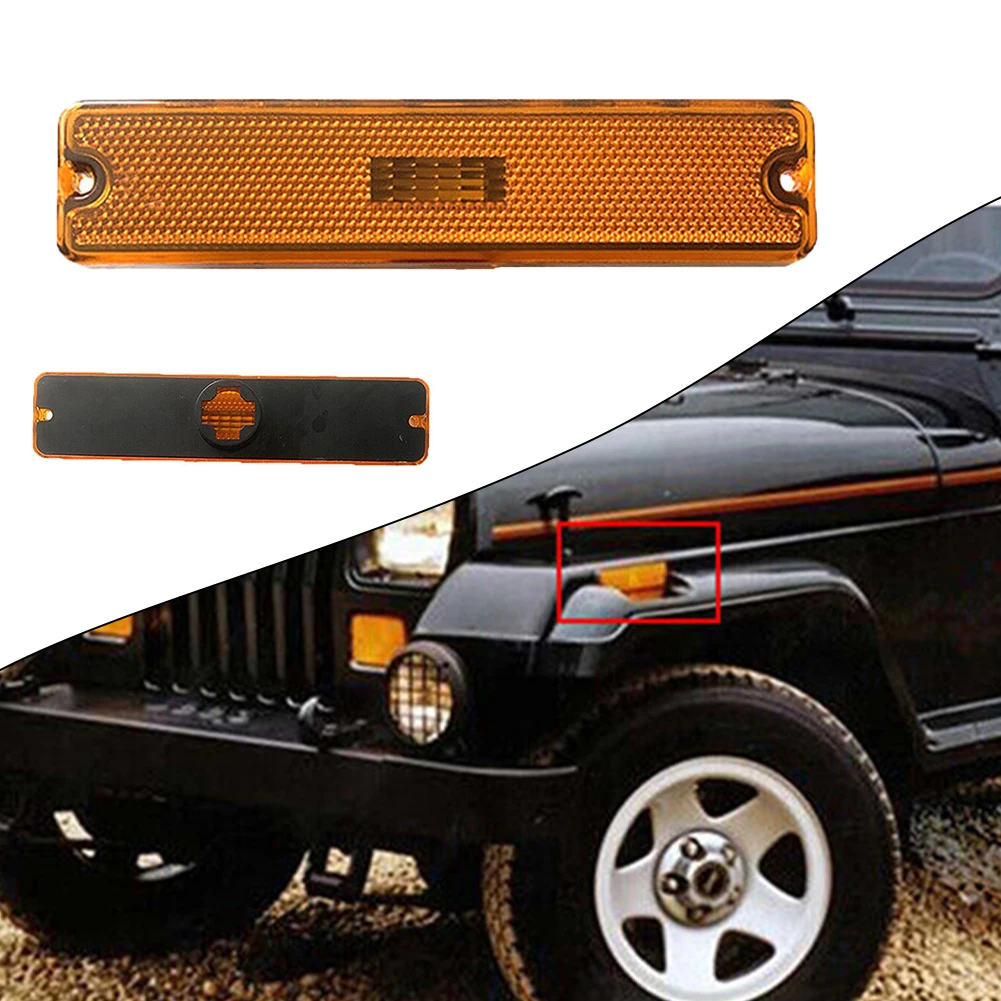

Perfect Fit Front Fender Side Marker Light Housing for Jeep Wrangler YJ Stable Characteristics and High Reliability