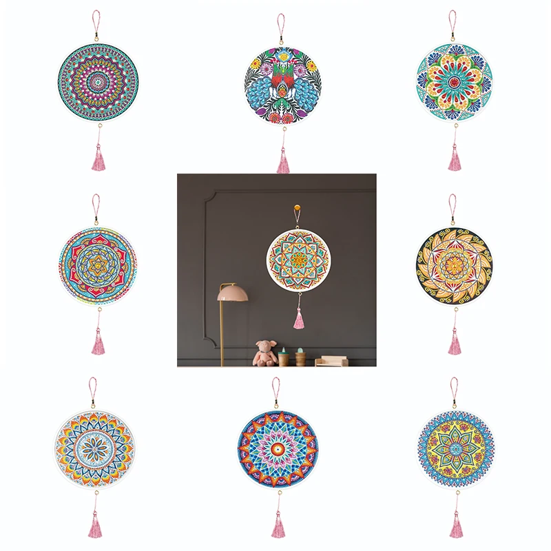 DIY 5D Diamond Painting Mandala Mosaic Pendant Art Symmetrical Pattern Embroidery Hanging Ornament Home Decor Handcraft Gift
DIY 5D Diamond Painting Mandala Mosaic Pendant Art Symmetrical Pattern Embroidery Hanging Ornament Home Decor Handcraft Gift