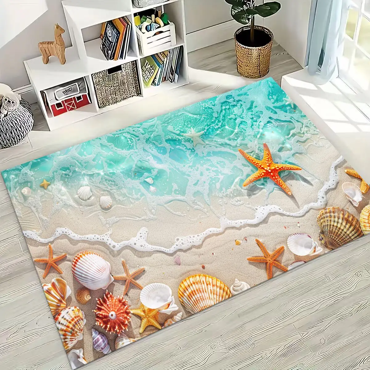 Dream Starfish Shell Тропический пляж Морская звезда Художественный ковер для спальни Гостиная Диван Домашний коврик Декор, большой нескользящий напольный коврик
Dream Starfish Shell Тропический пляж Морская звезда Художественный ковер для спальни Гостиная Диван Домашний коврик Декор, большой нескользящий напольный коврик