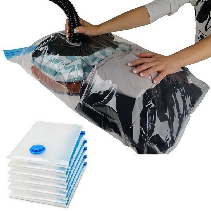 Home Vacuum Bag for Clothes Quilt Transparent Storage Bag Foldable Compressed Organizer Space Saving Seal Bags Organization
Home Vacuum Bag for Clothes Quilt Transparent Storage Bag Foldable Compressed Organizer Space Saving Seal Bags Organization