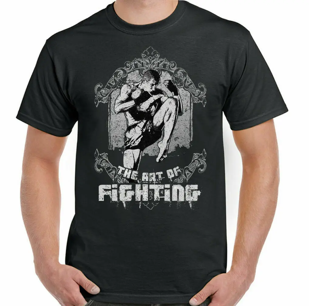 The Art of Fighting. MMA Muay Thai Kick Boxing Martial Arts T-Shirt 100% Cotton O-Neck Summer Short Sleeve Casual Mens T-shirt
The Art of Fighting. MMA Muay Thai Kick Boxing Martial Arts T-Shirt 100% Cotton O-Neck Summer Short Sleeve Casual Mens T-shirt