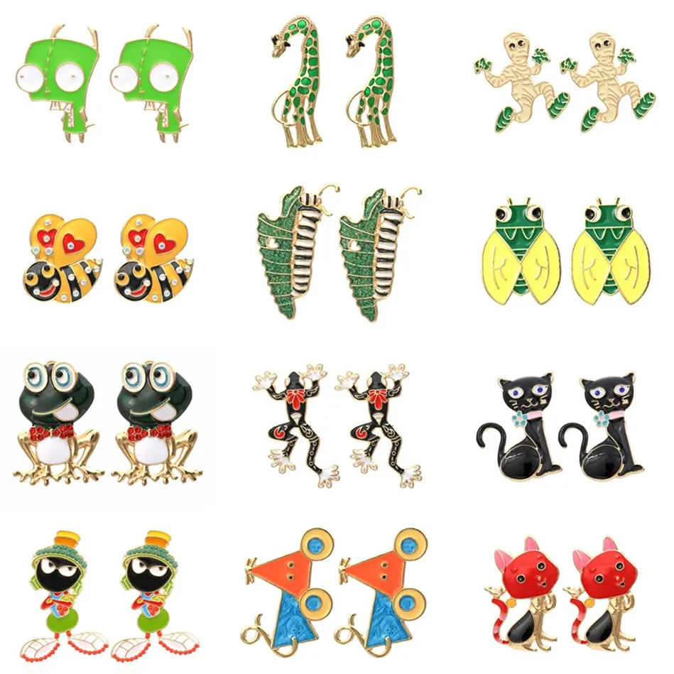 Cartoon Animal Stud Earrings For Teens Kawaii Earrings Aretes Aesthetic Jewelry Free Items With Free Shipping
Cartoon Animal Stud Earrings For Teens Kawaii Earrings Aretes Aesthetic Jewelry Free Items With Free Shipping
