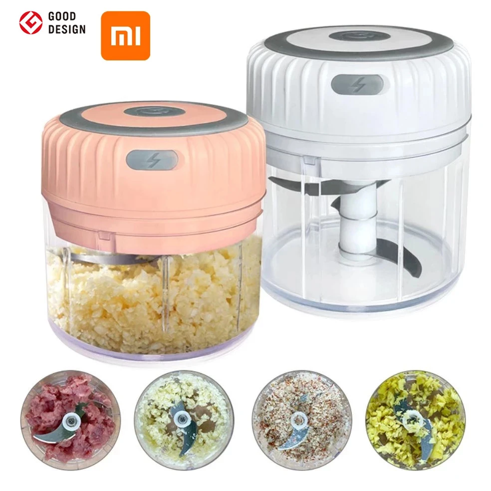 New Xiaomi Mini Electric 100/250mL Garlic Chopper Ginger Masher Machine Chili Vegetable Kitchen Tool Sturdy Durable USB Charging
New Xiaomi Mini Electric 100/250mL Garlic Chopper Ginger Masher Machine Chili Vegetable Kitchen Tool Sturdy Durable USB Charging