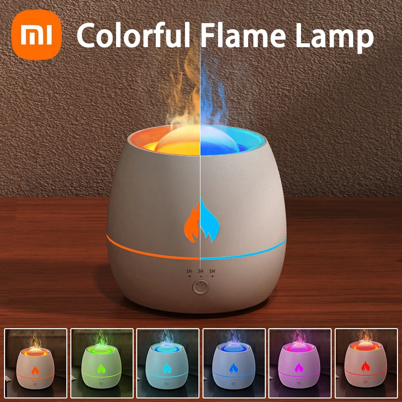 Xiaomi New Aroma Diffuser Air Humidifier Ultrasonic Air Humidifier With LED Lighting Simulation Colorful Flame Fragrance Machine
Xiaomi New Aroma Diffuser Air Humidifier Ultrasonic Air Humidifier With LED Lighting Simulation Colorful Flame Fragrance Machine