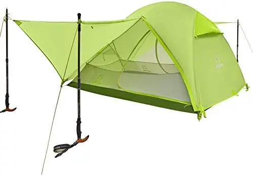 

Палатка туристическая на 2 человек, легкая водонепроницаемая и непродуваемая палатка для походов и отдыха на открытом воздухе, с мухом от дождя, для семейного пляжа