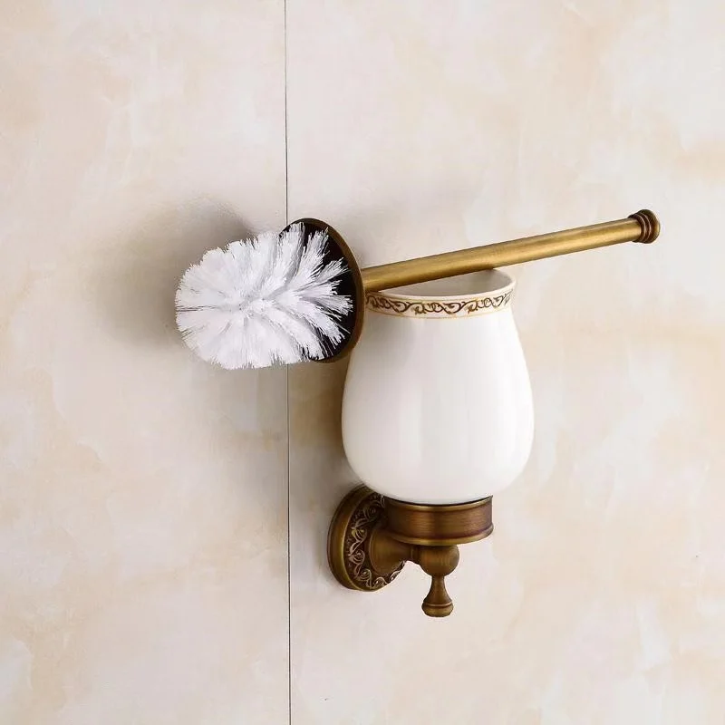 Bathroom Toilet Brush Holder, Antique Brass Color, Solid Brass Material, Wall Mounted, Traditional European Type for Hotel
Bathroom Toilet Brush Holder, Antique Brass Color, Solid Brass Material, Wall Mounted, Traditional European Type for Hotel