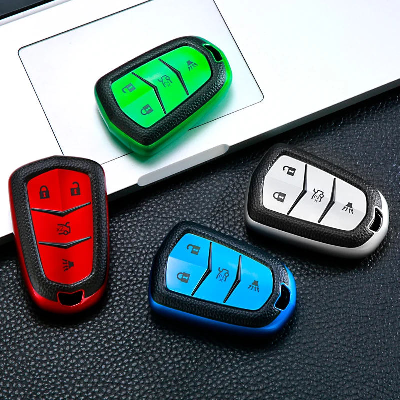 Кожаный чехол для автомобильных ключей из ТПУ для Cadillac ATS CT6 CTS DTS XT5 Escalade ESV SRX STS XTS ELR 2014 2015 2016 2017 2018
Кожаный чехол для автомобильных ключей из ТПУ для Cadillac ATS CT6 CTS DTS XT5 Escalade ESV SRX STS XTS ELR 2014 2015 2016 2017 2018