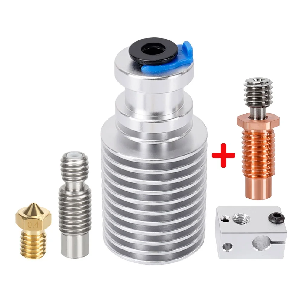E3Ds V6 Hotends 1.75mm + Bimetal Heatbreak For V6 Prusa Voron Remote Heatsink 6063 Aluminum Nozzle Heat Pipe Electrical Parts
E3Ds V6 Hotends 1.75mm + Bimetal Heatbreak For V6 Prusa Voron Remote Heatsink 6063 Aluminum Nozzle Heat Pipe Electrical Parts