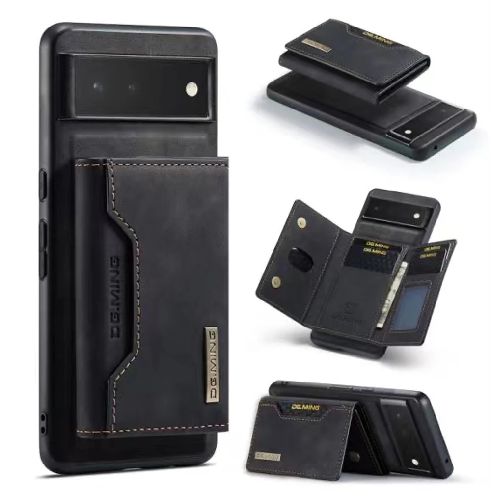 Luxury Leather Magnetic Wallet Card Holder Phone Case For Google Pixel 6 Pro 5A 5G Detachable Purse Stand Cover
Luxury Leather Magnetic Wallet Card Holder Phone Case For Google Pixel 6 Pro 5A 5G Detachable Purse Stand Cover