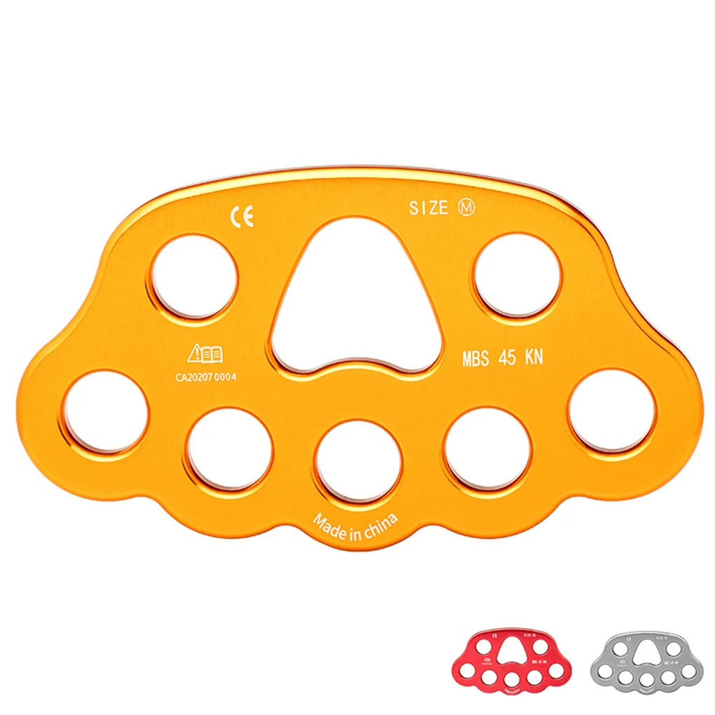 Climbing Rigging Plate Professional Outdoor Safe Load-bearing Multi-hole Anchor Point Divider Connect Accessory Red
Climbing Rigging Plate Professional Outdoor Safe Load-bearing Multi-hole Anchor Point Divider Connect Accessory Red