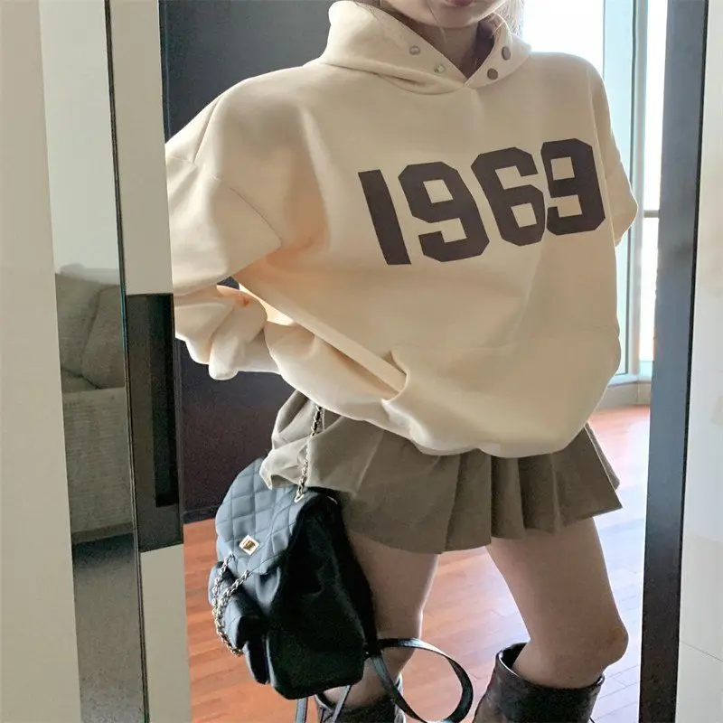 Oversize Hooded Sweatshirt Women 2022 Fall Print Hoodies Long Sleeve Casual Streetwear Korean Fashion Cotton Loose Tops
Oversize Hooded Sweatshirt Women 2022 Fall Print Hoodies Long Sleeve Casual Streetwear Korean Fashion Cotton Loose Tops