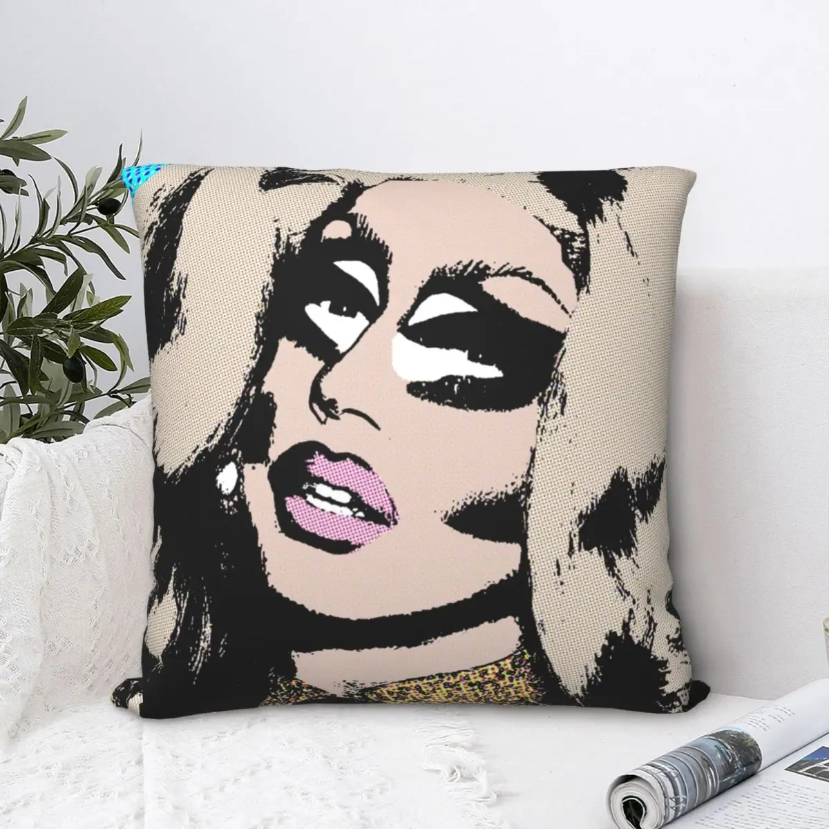 Trixie Mattel Style Pop Art Square Pillowcase Two Side Printing Cushion Cover cute Zipper Home Decorative Polyester Pillow Case
Trixie Mattel Style Pop Art Square Pillowcase Two Side Printing Cushion Cover cute Zipper Home Decorative Polyester Pillow Case