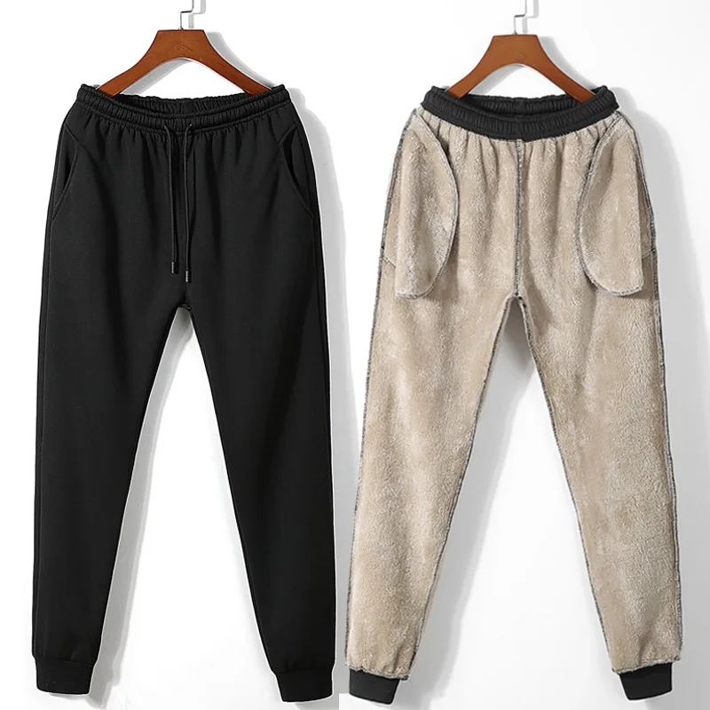 Men's Winter Pants Outside Warm Joggers Men Sweatpants Streetwear Fleece Trousers Men Pant
Men's Winter Pants Outside Warm Joggers Men Sweatpants Streetwear Fleece Trousers Men Pant