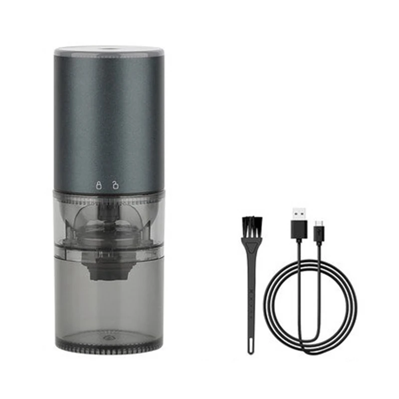 

Портативная кофемолка, электрическая перезаряжаемая через USB кофемолка для зерен, автоматическая кофемолка для кухни, дома