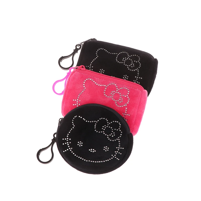 Sanrio Hello Kitty милый мультяшный Портативный кошелек на молнии модный плюшевый
