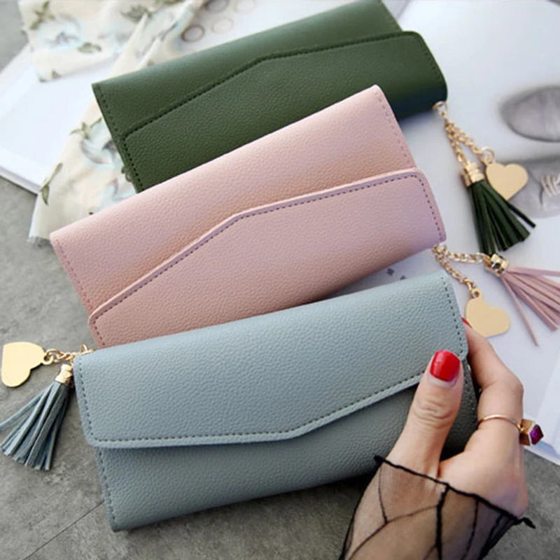 Long Wallet Women Purses Tassel Fashion Coin Purse Card Holder Wallets Female Clutch Money Bag PU Leather Wallet
Long Wallet Women Purses Tassel Fashion Coin Purse Card Holder Wallets Female Clutch Money Bag PU Leather Wallet