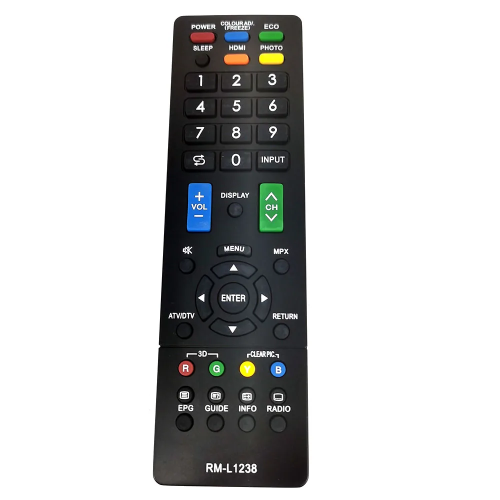 New Replacement Universal RM-L1238 For SHARP LCD LED TV Remote Control Fernbedienung
New Replacement Universal RM-L1238 For SHARP LCD LED TV Remote Control Fernbedienung