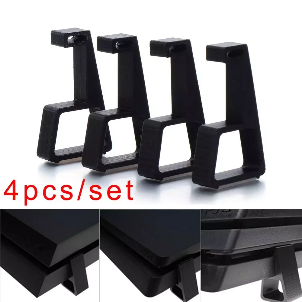 Game Console Horizontal Stand Feet Holder Bracket Cooling Feet Desktop Stand For PlayStation4 PS4 Slim Pro Game Accessories
Game Console Horizontal Stand Feet Holder Bracket Cooling Feet Desktop Stand For PlayStation4 PS4 Slim Pro Game Accessories