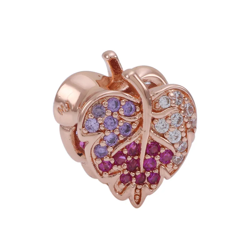 Hot Sale Silver Color Charms Bead Rose Gold Color Shining Leaf Beads For Original Pandora Charm Bracelets & Bangles Jewelry
Hot Sale Silver Color Charms Bead Rose Gold Color Shining Leaf Beads For Original Pandora Charm Bracelets & Bangles Jewelry