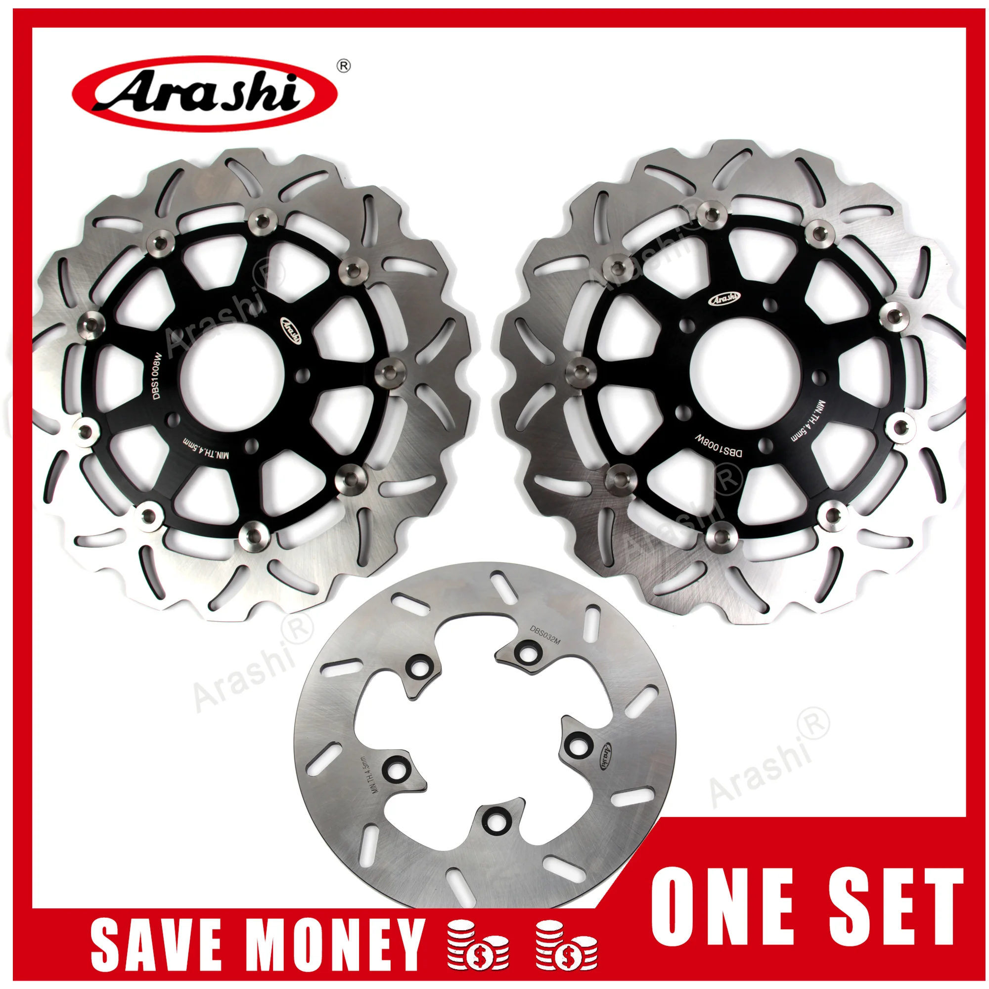 Arashi GSXR 1000 2020 2021 CNC Full Floating Front Rear Brake Disc Rotor For SUZUKI GSXR1000 GSXR 2001-2021 2016 2017 2018 2019
Arashi GSXR 1000 2020 2021 CNC Full Floating Front Rear Brake Disc Rotor For SUZUKI GSXR1000 GSXR 2001-2021 2016 2017 2018 2019