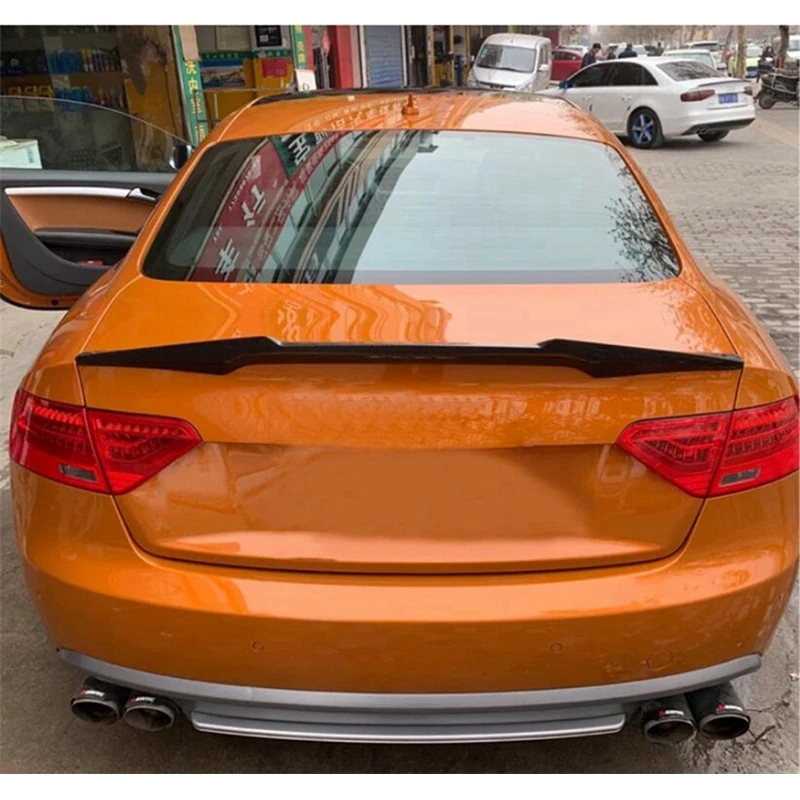 FOR Audi A5 4 Doors 2 Doors 2009-2016 M4 Style Carbon Fiber / Forged Carbon Fiber Rear Trunk Spoiler(Not for S5 RS5)
FOR Audi A5 4 Doors 2 Doors 2009-2016 M4 Style Carbon Fiber / Forged Carbon Fiber Rear Trunk Spoiler(Not for S5 RS5)