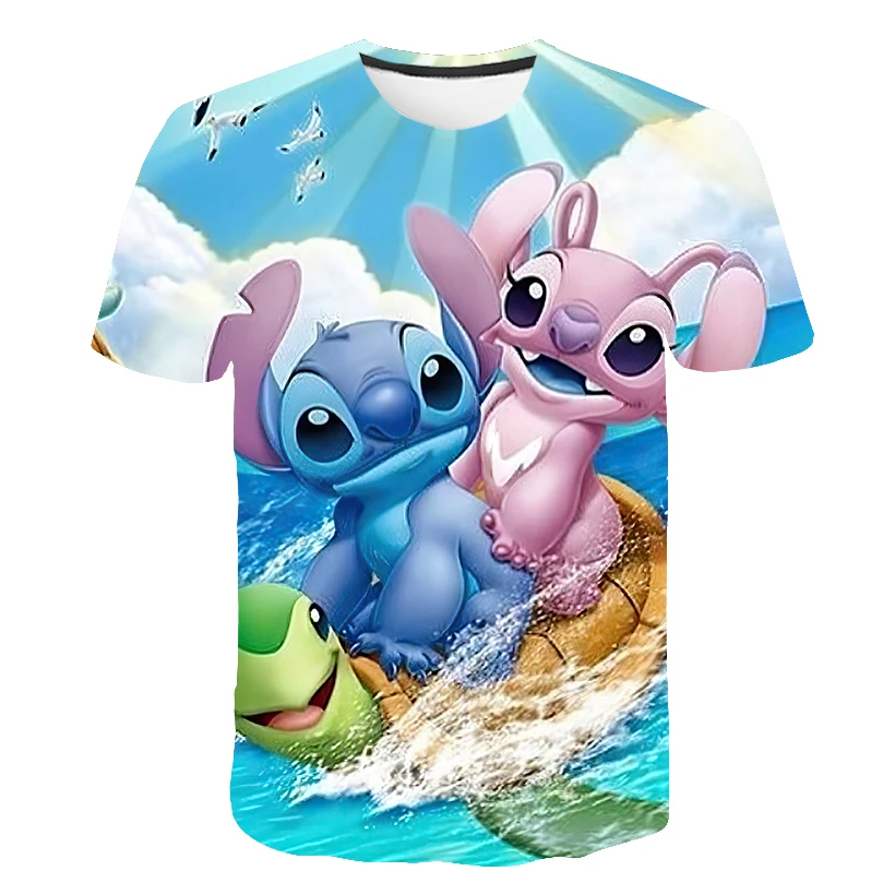 Disney Stitch T-shirt Kids Summer Cartoon Top T-shirt Fashion Boys Girls 3D Printing Cute T-shirt Bottoming Hot Sale Tees
Disney Stitch T-shirt Kids Summer Cartoon Top T-shirt Fashion Boys Girls 3D Printing Cute T-shirt Bottoming Hot Sale Tees