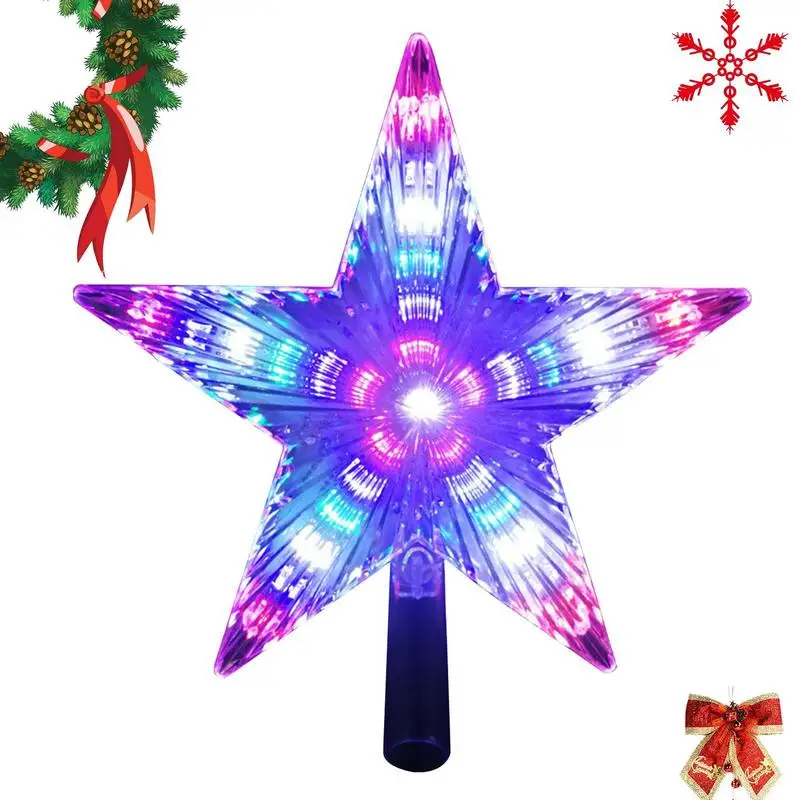 Christmas Star Tree Topper Battery Powered Lighted Tree Toppers Christmas Decorations Color Changing Christmas Tree Decoration
Christmas Star Tree Topper Battery Powered Lighted Tree Toppers Christmas Decorations Color Changing Christmas Tree Decoration