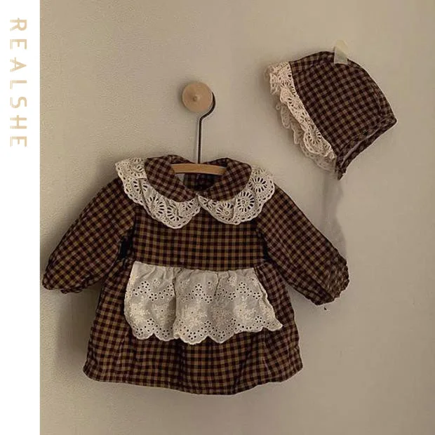 2023 New Baby Girls Bodysuits Long Sleeve Plaid Floral Lace Newborn Baby Girls Romper Autumn Outfit Clothing for Girl 
2023 New Baby Girls Bodysuits Long Sleeve Plaid Floral Lace Newborn Baby Girls Romper Autumn Outfit Clothing for Girl