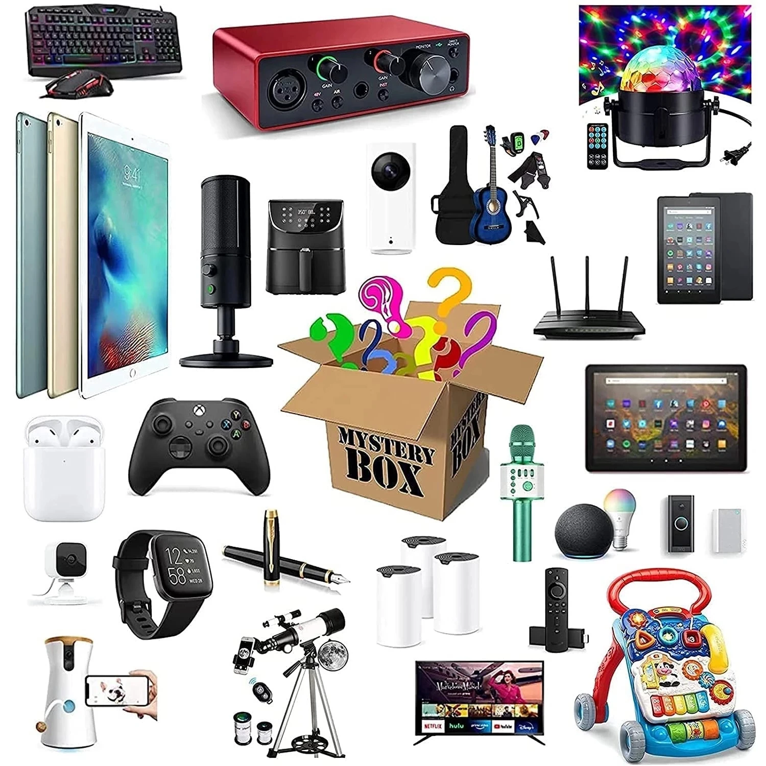 More Random Digital Home Electronics Gift Boxes Waiting For You2021 Novelty Surprise Lucky Mystery Box 100% Winning,Makeup brush 
More Random Digital Home Electronics Gift Boxes Waiting For You2021 Novelty Surprise Lucky Mystery Box 100% Winning,Makeup brush