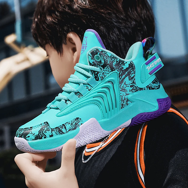 2022 New Kids Basketball Shoes Non Slip High-top Sneakers Shock-Absorbant Basketball Boots Sport Shoes Lace Up Training Sneakers
2022 New Kids Basketball Shoes Non Slip High-top Sneakers Shock-Absorbant Basketball Boots Sport Shoes Lace Up Training Sneakers