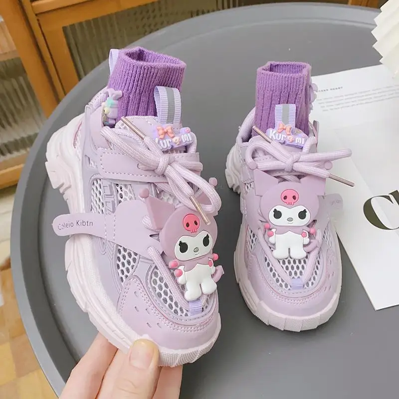 Kuromi Anime Summer Sanrio Sports Soft Shoes 2023 New Toys Cute Cartoon Breathable Running Shoes Lovely Gifts for Kids
Kuromi Anime Summer Sanrio Sports Soft Shoes 2023 New Toys Cute Cartoon Breathable Running Shoes Lovely Gifts for Kids