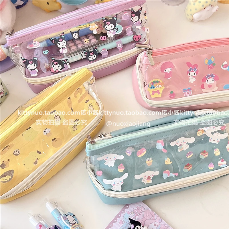 Sanrios Kuromi Cinnamoroll My Melody Pompom Purins Hellokittys Anime Kawaii Double Zipper Pencil Case Large Pencil Case Gift
Sanrios Kuromi Cinnamoroll My Melody Pompom Purins Hellokittys Anime Kawaii Double Zipper Pencil Case Large Pencil Case Gift