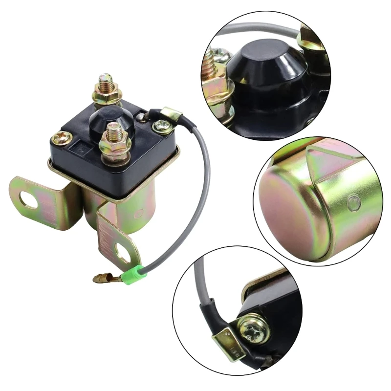 Starter Solenoid Relay for Polaris-Xpress Snowmobiles-500 550 600 UTV-Big-Boss 250 JD134 JD234 DC12V/24V Starter Drop Shipping
Starter Solenoid Relay for Polaris-Xpress Snowmobiles-500 550 600 UTV-Big-Boss 250 JD134 JD234 DC12V/24V Starter Drop Shipping