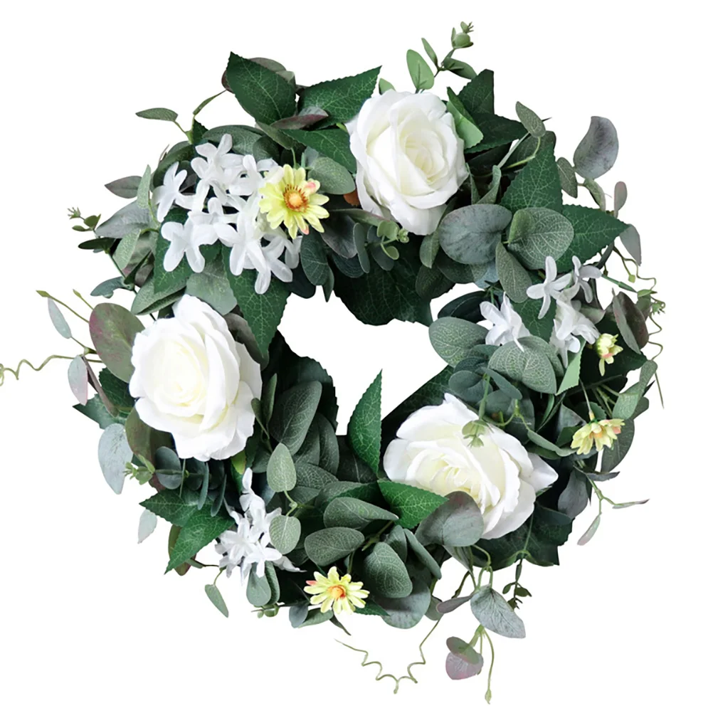 1pc Simulation Rose Eucalyptus Wreath Door Wreath Home Decor (Assorted Color)
1pc Simulation Rose Eucalyptus Wreath Door Wreath Home Decor (Assorted Color)