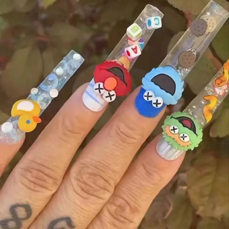 Fashion Cartoon Fun Hot Sesame Street Nail Charm 2023 New Cream-Glue Handmade Resin Material Diy Professional Nail Accessories
Fashion Cartoon Fun Hot Sesame Street Nail Charm 2023 New Cream-Glue Handmade Resin Material Diy Professional Nail Accessories