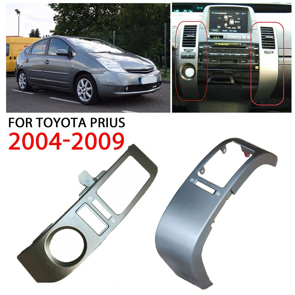 2pcs A/C Dash Air Vent Trim Right Center Inner A/C Dash Air Vent Trim Replace For Toyota Prius 2004 -2009 Plastic Silver Numb1+3
2pcs A/C Dash Air Vent Trim Right Center Inner A/C Dash Air Vent Trim Replace For Toyota Prius 2004 -2009 Plastic Silver Numb1+3